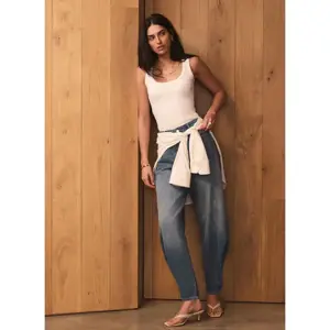 Mint Velvet Mid Indigo Balloon Jean